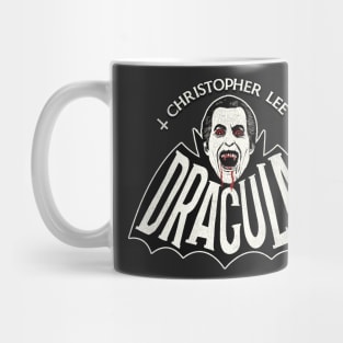 Christopher Lee Vintage Dracula Vampire Horror Movie Mug